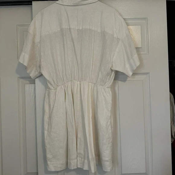 Abercrombie & Fitch linen shirt dress NWT - Picture 2 of 3